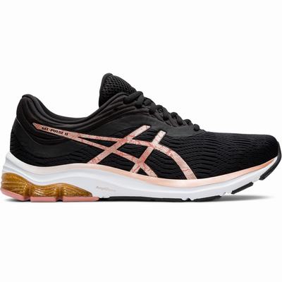 Asics Gel-Pulse 11 - Miesten Juoksukengät - Mustat/Pinkki Kultaiset